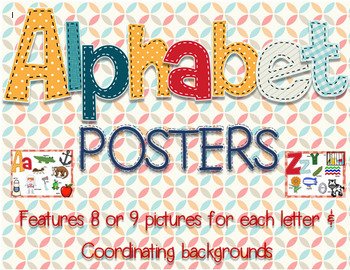 Alphabet Collage Posters by Jen Wood | TPT