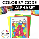 Alphabet Color By Code | Search and Find Letter Sounds and