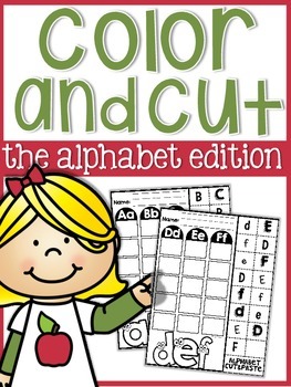 Download Alphabet Cut & Glue Sheets by Tara West | Teachers Pay Teachers
