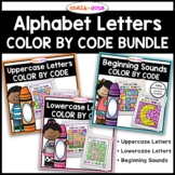 Alphabet Color by Code BUNDLE | Color by Letter Activities