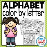 Alphabet Color by Letter Mystery Pictures