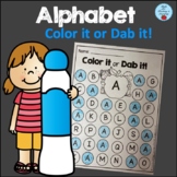 Alphabet Color it or Dab it