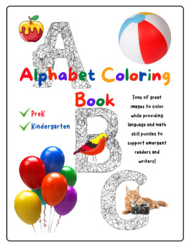 Preview of Alphabet Coloring Book