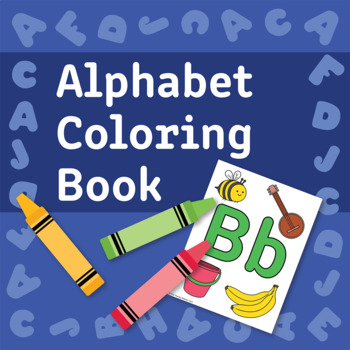 Preview of Alphabet Coloring Book