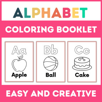 Alphabet Coloring Book by KIDOS | TPT
