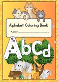 Alphabet Coloring Book : A to Z Coloring and Word Tracing Delight