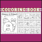 Alphabet Coloring Book Bunny & Friends | 1st Grade Colorin