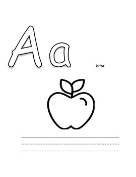 Alphabet Coloring Book Phonics by Through the Eyes of a Child | TpT