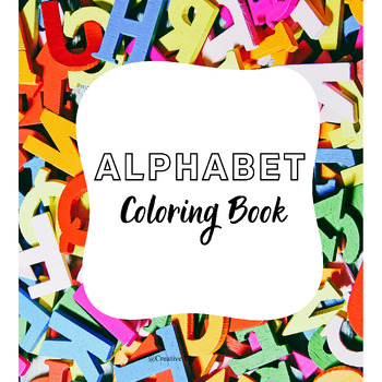 Preview of Alphabet Coloring Book (Rainbow)