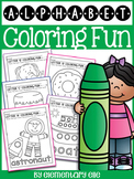Alphabet Coloring Fun - Beginning Sounds