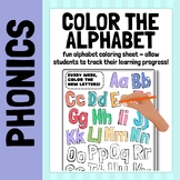 Alphabet Coloring Page - Color as You Learn!