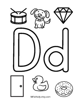 Alphabet Coloring Pages by Joanna Eisentrager | TPT