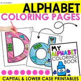 Alphabet Coloring Pages - Capital and Lower Case