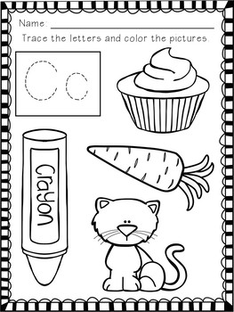 Alphabet Coloring Pages by The Picture Book Cafe | TpT