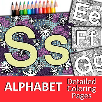 Preview of Alphabet Coloring Pages