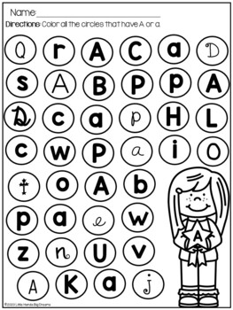 Alphabet Coloring Pages by Little Hands Big Dreams | TpT