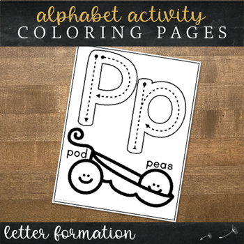 Alphabet Coloring Pages by love teach and learn | TpT