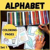 Alphabet Coloring Pages | ABC Coloring Sheets | Back to Sc