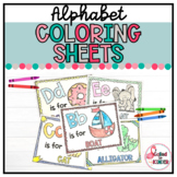 Alphabet Coloring Pages | Alphabet Book