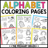 Alphabet Coloring Pages | Beginning Sounds Letter Practice