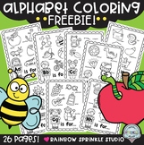Alphabet Coloring Pages FLASH FREEBIE! {26 pages!}