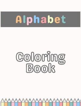 Preview of Alphabet Coloring Pages For Kids