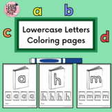 Alphabet Coloring Pages Lowercase Letters Worksheets