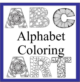 alphabet coloring pages mandala inspired lower and upper case alphabet sheets