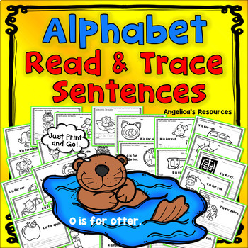 Preview of Alphabet Coloring Pages Printable Sight Word Handwriting Worksheets | Trace