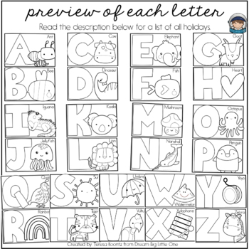 letter a coloring pages for preschoolers