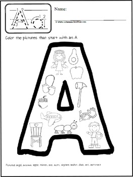 Alphabet Coloring Pages for Phonics Reinforcement (Preschool