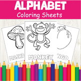 Alphabet Coloring Sheets
