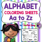 Alphabet Coloring Sheets