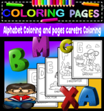 Alphabet Coloring and pages careers Coloring.