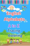 Alphabet Coloring book: A to Z Guide English letter with t