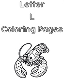 Alphabet Coloring pages: Letter L