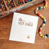 Alphabet & Colors Busy Binder Kit