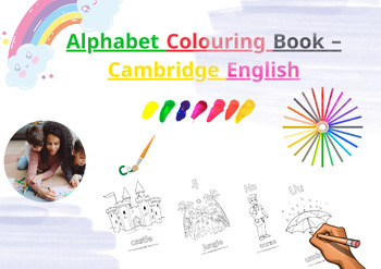 Preview of Alphabet Colouring Book – Cambridge English