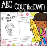 Alphabet Countdown Book for End of Year Keepsake