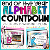 Digital End of the Year Alphabet Countdown  - Distance Learning