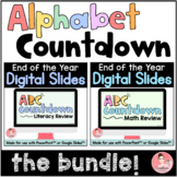 Alphabet Countdown Digital Year End Review for PowerPoint 