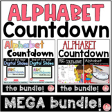 Alphabet Countdown Digital and Printable Activities Bundle