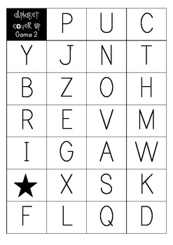 alphabet cover up free alphabetical order printable game by miss jema