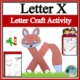 Letter X Craft | Alphabet Craft | Worksheet