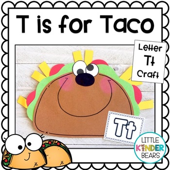 Preview of Alphabet Craft: Letter Tt is for Taco
