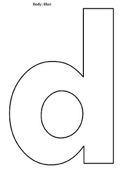 Alphabet Craft Lower case Letter 