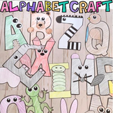 Alphabet Craft, Zoo Animal Phonics, Letter Animal Craft