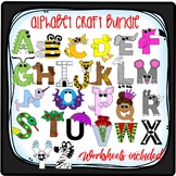 Alphabet Craft, Letter Crafts, Alphabet Crafts Bundle and 