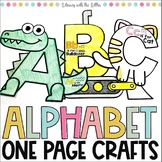 Alphabet Crafts One Page Letter Crafts Preschool & Kinderg