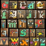 Alphabet Crafts, Lowercase Letter Crafts